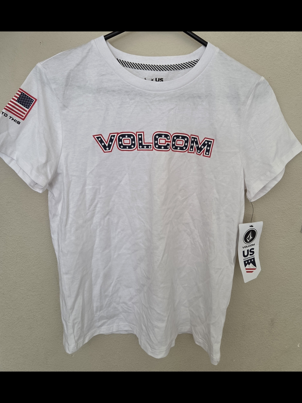 Volcom w/ U.S. Snowboard Graphic Logo Tee